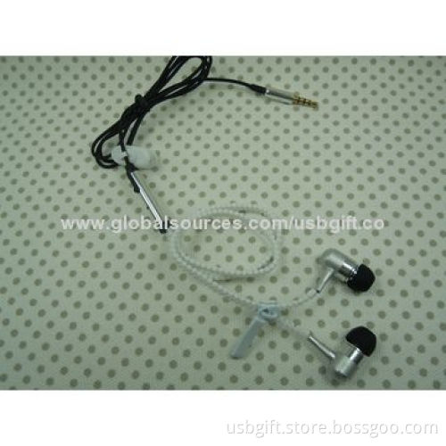 Zipper shape earphone, vogue design, novelty, high-end quality
